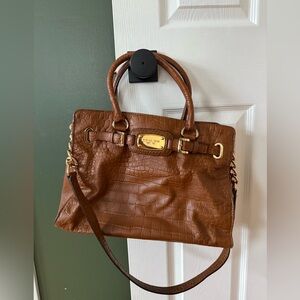 Michael Kors croc leather purse